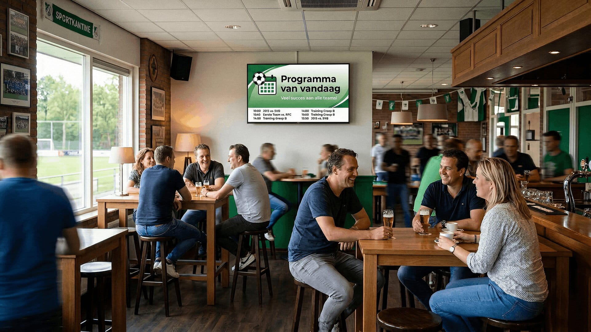 Narrowcasting voor sportverenigingen
